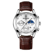 BINBOND B3591 30m Waterproof Luminous Calendar Men Watch